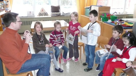 Zeitung im Kindergarten