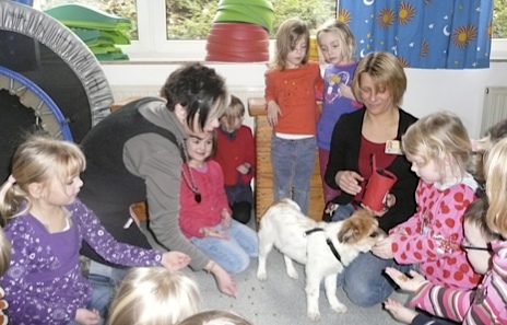 Hundebesuch in der KiTa