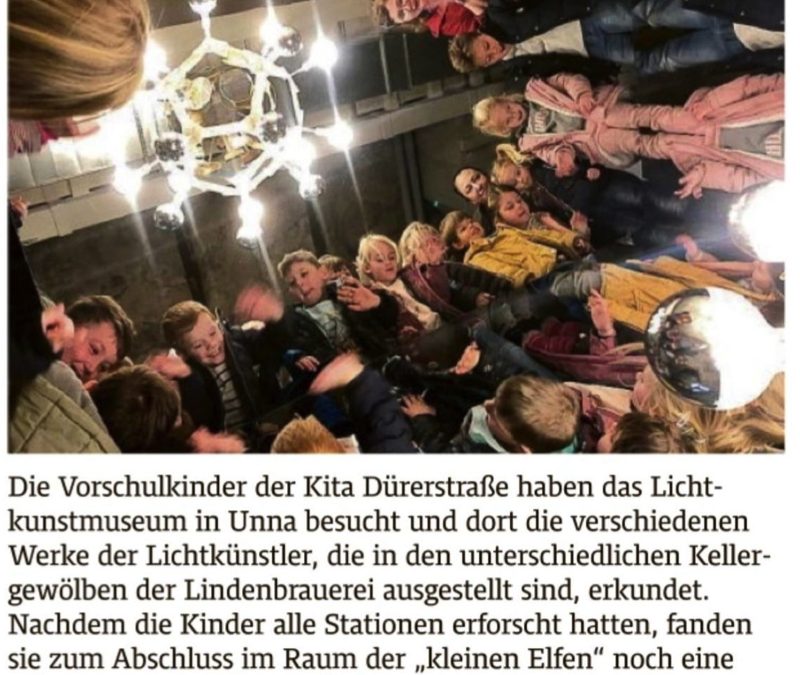Ausflug ins Lichtkunstmuseum