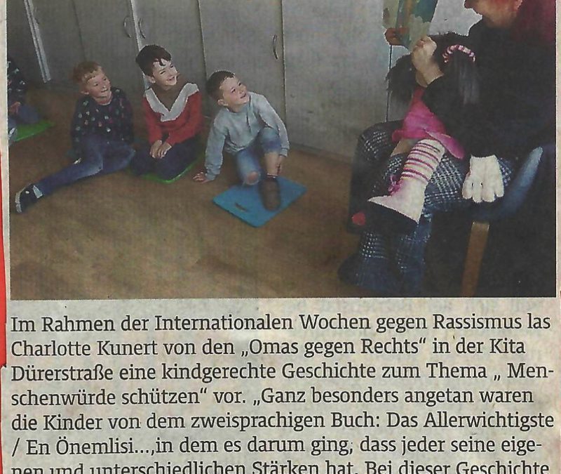 Kindergerechte Geschichten gelesen