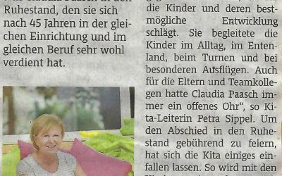 Abschied von Claudia Paasch