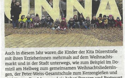 Kita-Kinder sagen DANKE