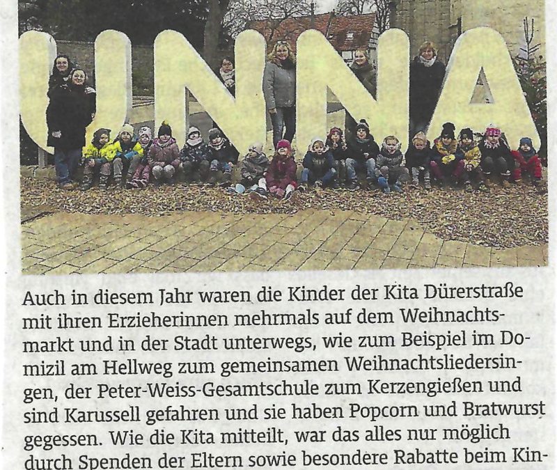 Kita-Kinder sagen DANKE