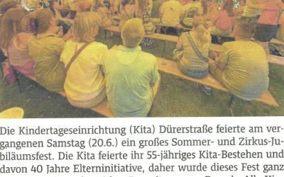 „Manege frei“ für Kita Dürerstraße