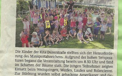 Minisportabzeichen für Kinder